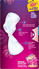 Always Radiant Feminine Pads for Women, Size 3 Extra Heavy, with Wings, Scented, 30 Count (Pack of 5)
