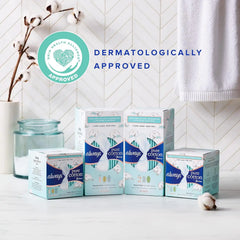 Always Pure Cotton Feminine Pads for Women, Size 2, Heavy Flow, with Wings, unscented, 34 CT