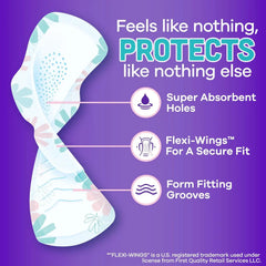 Always Radiant Teen Pads, Size 3, Extra Heavy, with Wings, Unscented,60 Count (Pack of 2)
