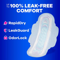 Always Ultra Thin Pads with Wings, Size 2, Long Super, 42 Count