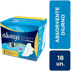 Always Pads Size 1 Infinity with Flex Foam 18 Count