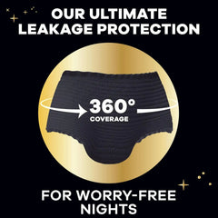Always ZZZs Disposable Period Underwear, Size L, Absorbs 5X More Than an Ultra Thin Overnight Pad, Comfortable Sleep Worry-Free Nights 26 Count
