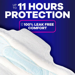 Always Maxi Overnight Pads with Wings for Women, Size 4, Overnight Absorbency, Unscented,84 Count (Pack of 2)