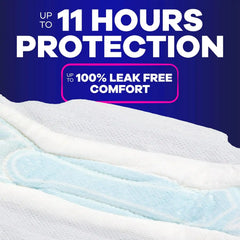Always Maxi Overnight Feminine Pads with Wings for Women, Size 4, Overnight Absorbency, Unscented, Up to 100% Leak-Free Protection, 48 Count